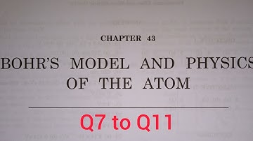 HC Verma Solution Q7 to Q11. Chapter-43