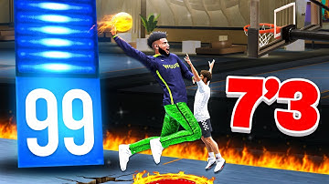 The POWER of a 99 DRIVING DUNK on a 7’3 SLASHER in NBA 2K23…