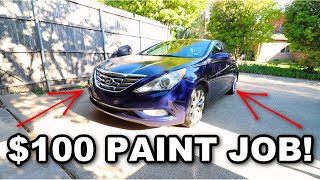 How We Repainted Our Car for Under $100