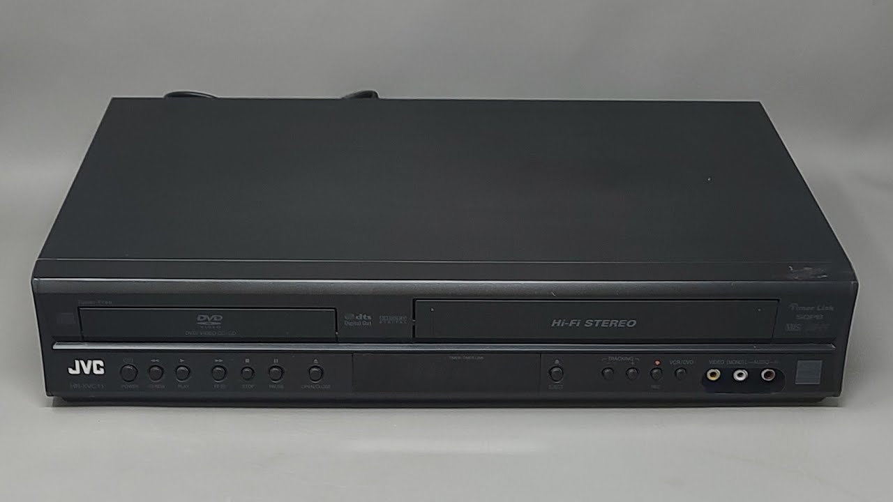 JVC HR-XVC11B DVD Player & Video Cassette Recorder DVD/VCR Combo Test Video 