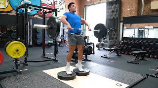 Deficit Clean Pull | Olympic Lifting | Strength and Conditioning Exercises
