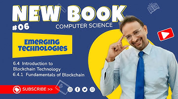 Chapter 6 | Blockchain Technology & its Fundamentals | ICS New Computer Book Syllabus Part-1 | PCTB