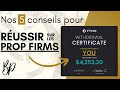 5 conseils pour gagner avec les propfirms