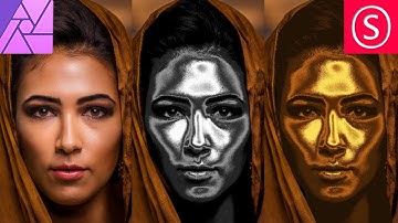 How to create a Gold or Chrome Effect - Affinity Photo Tutorial