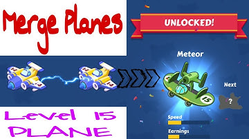 MERGE PLANES UNLOCK LEVEL 15 PLANE!!! METEOR