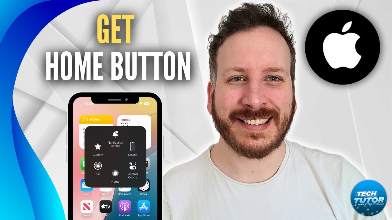 How To Get Home Button On iPhone Screen - YouTube