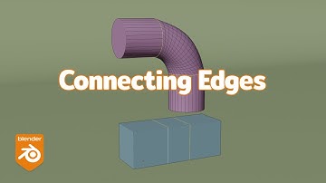 2 ways to connect edges for 3d modeling in Blender