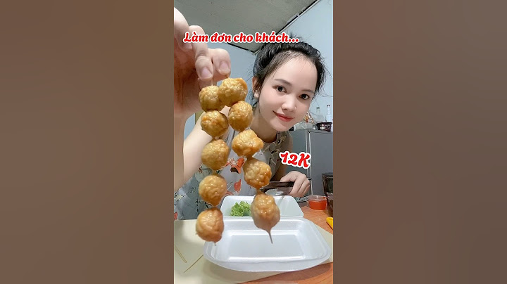 Làm đơn cá viên chiên cho khách…. #reviewdoan #anva #mukbang