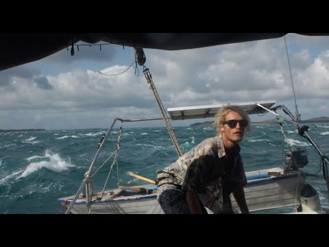 SCARY CHANNEL Crossing! Strong Tide Passage - Amazing Bar crossings, Sailing our $1 Yacht Ep. 18