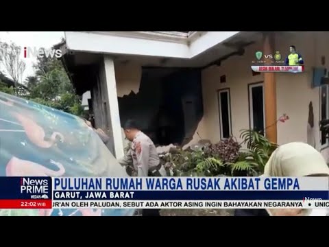 Puluhan Rumah Warga Rusak di Jawa Barat Akibat Gempa Garut 4,4 Magnitudo Part 04 #iNewsPrime 02/02