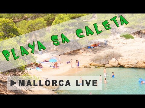 Playa Sa Caleta - beautiful bay at Portals Vells in the southwest of Mallorca