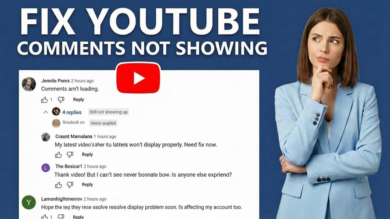 How To Fix YouTube Comment Not Showing Problem (Comments Missing) - YouTube