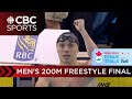 Close finish in the men’s 200m freestyle final on Day 3 of Swimming Trials in Toronto | CBC Sports