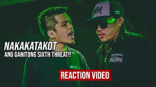 SIXTH THREAT vs K-RAM Reaction Video [ Ang PERFECT FORM ni Sixth Threat! ]