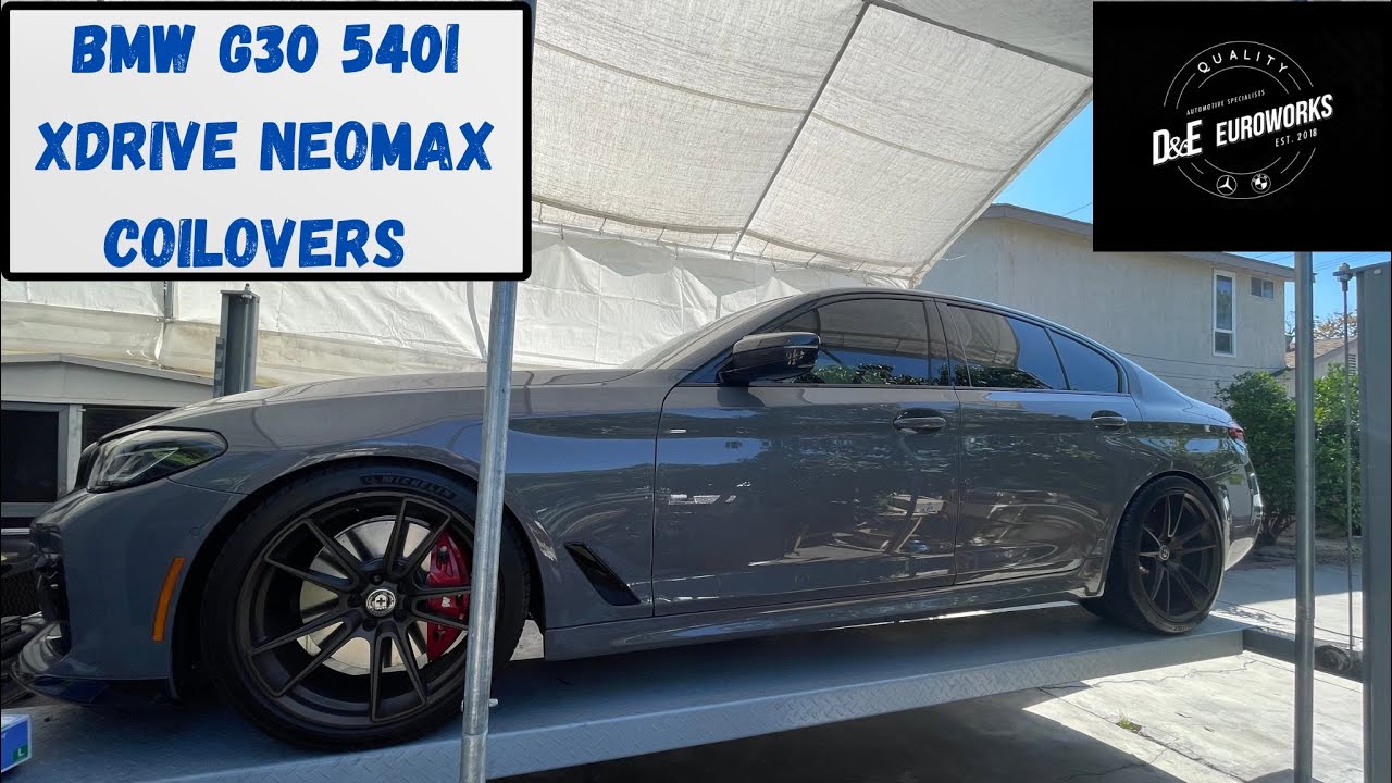 2022 BMW G30 540i xdrive M-Sport on Neomax coilovers. - YouTube