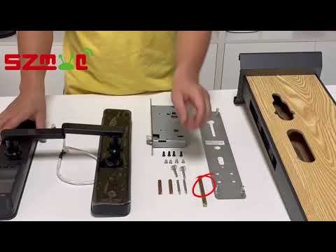 Tuya Cat Eye Smart Door Lock Installation Video Tuya Remote Unlock