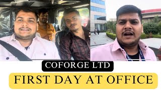 First day at Office | Coforge Greater Noida Campus | A day in my life vlog | First day at work