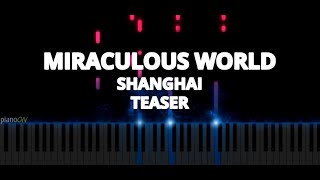 Miraculous World - Shanghai -  (Piano Cover) Resimi