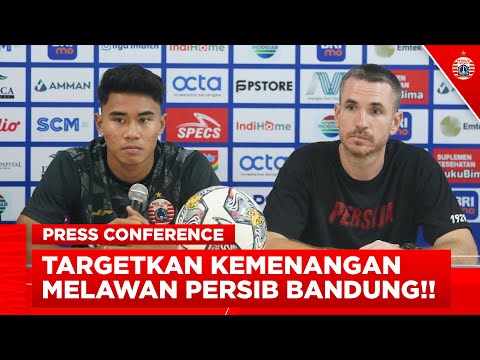 Targetkan Kemenangan, Persija Siap Hadapi Persib Bandung! | Pre-Match Press Conference