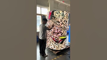 JR interactive P2 5mm flexible LED display #interactive #curve #concave #convex #leddisplay