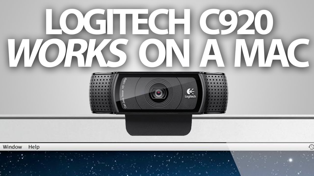 Hængsel Hovedløse røre ved How the Logitech HD Pro Webcam C920 works on a Mac - YouTube