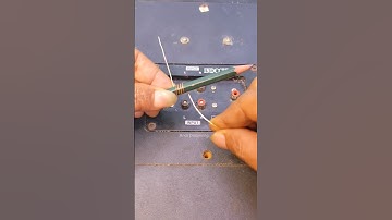 New trick!! how to fix a broken RCA audio jack inside with simple tools #trending #tps #repair #rca