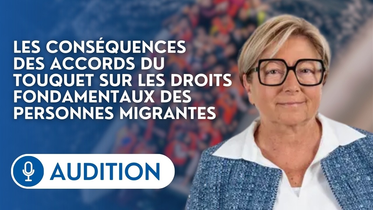 🔴La maire de Calais devant la commission d’enquête sur le respect des droits des personnes migrantes