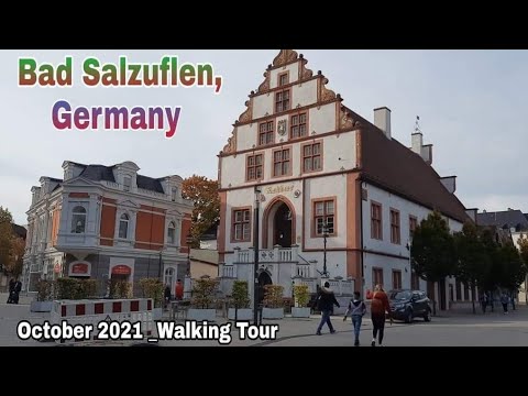 Walking Tour in Kurstadt Bad Salzuflen, Germany.