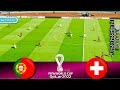 Portugal vs Switzerland | FIFA World Cup Qatar 2022 | Watch Along & eFootball21 Gameplay