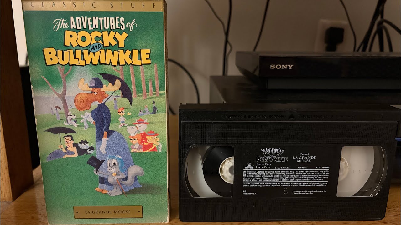 The Adventures of Rocky and Bullwinkle: La Grande Moose (1991 VHS