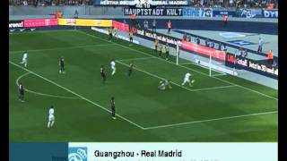 Second stage of the Real Madrid 2011 preseason schedule