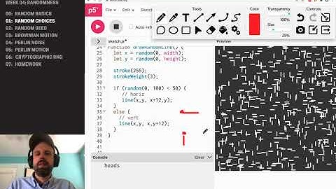 CP1: Randomness in P5JS – Random Choices