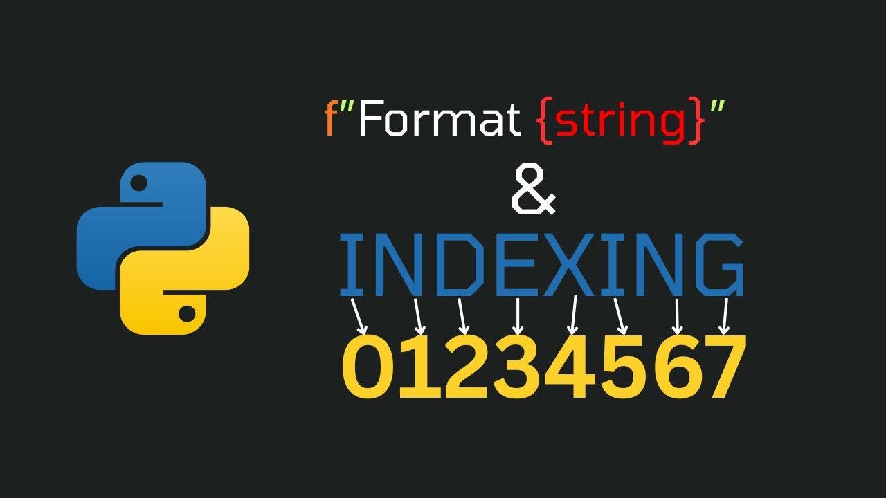 Объяснение F-строк в Python + простое индексирование строк (для начинающих)