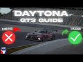 HOW TO DO DAYTONA IN iRacing | GT3 Track Guide &amp; Tips