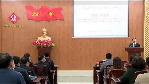 Công bố quyết định của Chủ tịch UBND tỉnh về điều động, bổ nhiệm cán bộ