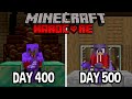 I Survived 500 Days In Hardcore Minecraft...