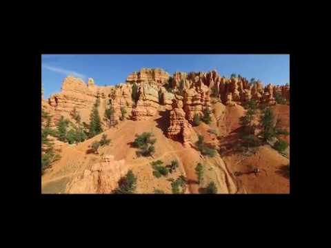 Drones over Mossy Cave, Panguitch Lake and Red Canyon, Utah