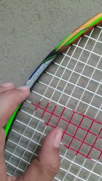 I got so much dent on my racket after playing