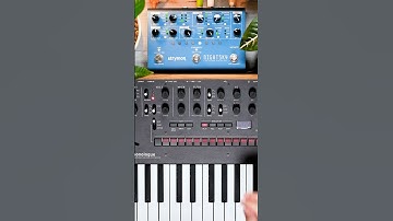 Korg Monologue + Strymon NightSky　#shorts