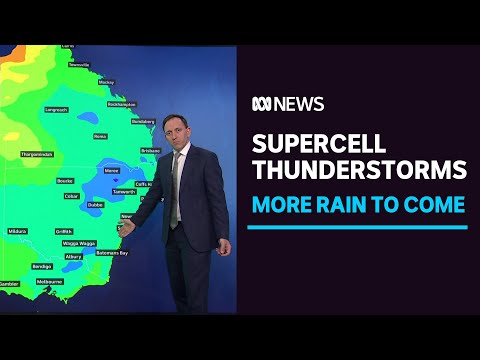 'good chance of supercell storms' as another round of rain heads east | abc news