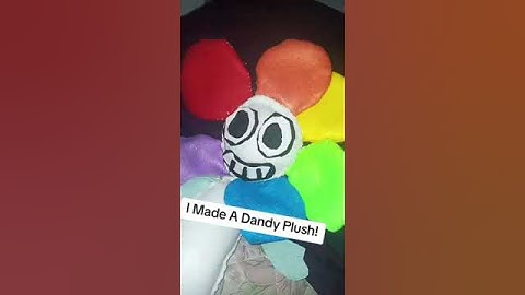I Made A Dandy Plush! #dandy #dandysworld