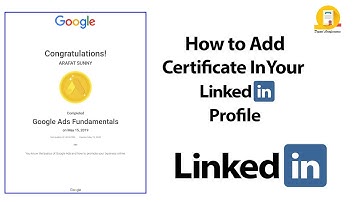 How to add Certificate on Your Linkedin profile | 2023 | beCertified