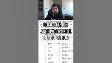 COMO LEER UN ARCHIVO EXCEL DESDE PYTHON Y UTILIZAMOS LOS COMANDOS HEAD Y TAIL #python
