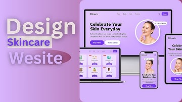 Modern Skincare Landing Page with Tailwind CSS & Alpine.js | Free Source Code
