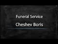 Funeral Service-5pm