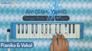 Pianika dan Bernyanyi Lagu Air (Yanti) Tangga Nada G Mayor Tema 9 Kelas 5 | Lirik dan Not Angka screenshot 5