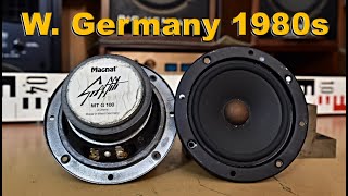 Magnat Graffiti MT G 100 Car Speakers West Germany 1980s by Angelicaaudio 238 views 3 weeks ago 6 minutes, 8 seconds