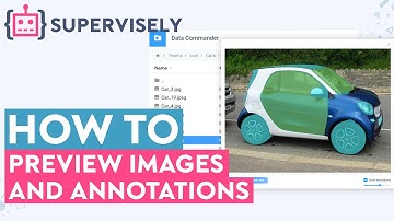 How to Preview Images and Annotations in Data Commander in Supervisely