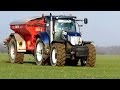 Wiosna 2016 | Siew nawozu 2016 | New Holland T7060 Fendt 936 Rauch