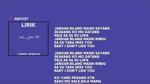 Lirik - Jangan Kha